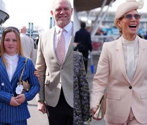 Zara Tindall keeps it chic as giant hats take over at Ladies Day