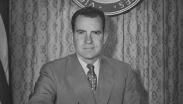 Former US Richard Nixon pictured in this undated image. — United States Senate