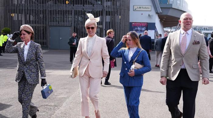 Zara Tindall says ‘let the girls win' at Grand National Festival