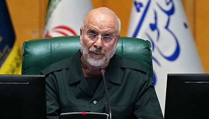 In this handout picture provided by the Islamic Consultative Assembly News Agency, Iran’s Parliament Speaker Mohammad Bagher Ghalibaf, dressed in an IRGC uniform, chairs a session in Tehran, February 1, 2026. — AFP