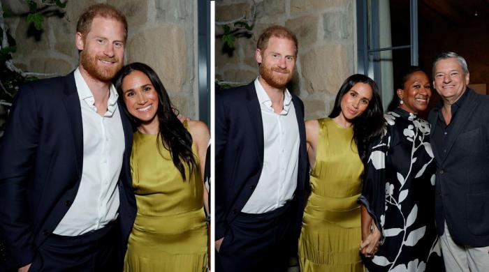 Prince Harry, Meghan Markle show united front at glitzy party amid tensions