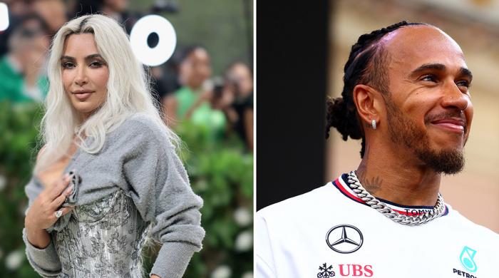 Kim Kardashian, Lewis Hamilton keep it casual at Coachella