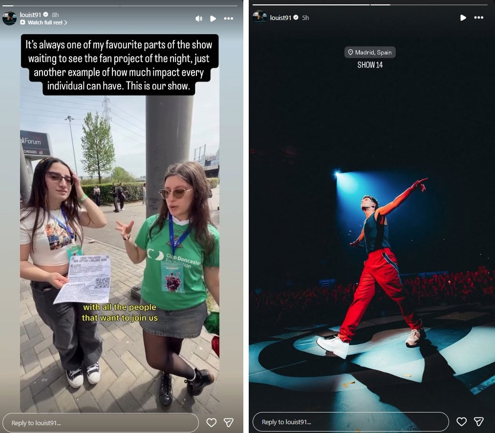 Louis Tomlinson reveals favourite part of shows and its not singing