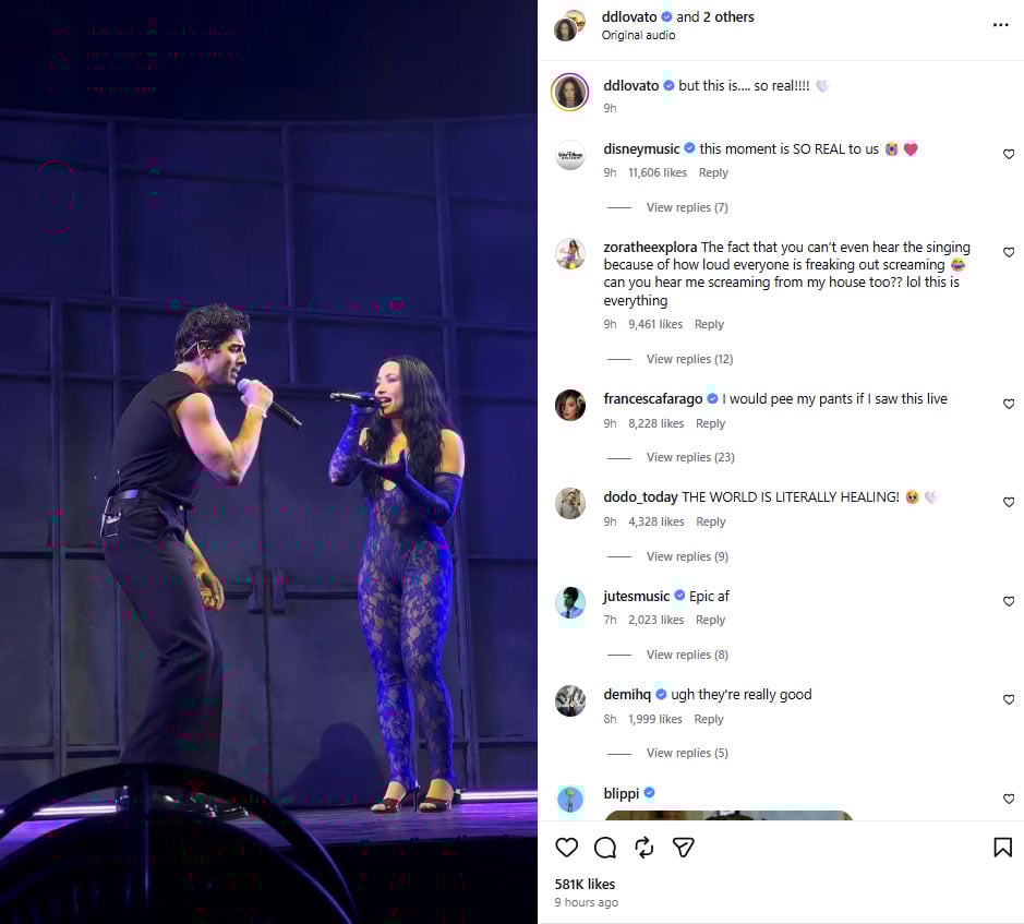 Demi Lovatos husband Jutes reacts as she reunites with ex Joe Jonas