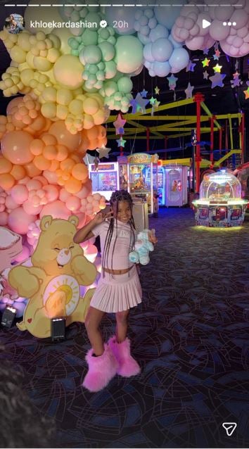 Khloé Kardashian marks daughter True 8th Birthday with colourful bash