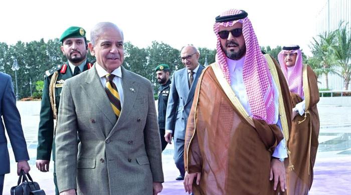 PM Shehbaz reaches Saudi Arabia on first leg of three-nation tour amid regional tensions