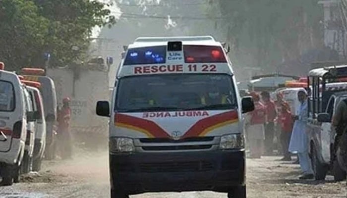 Representational image of an ambulance approaching an incident site. — AFP/File
