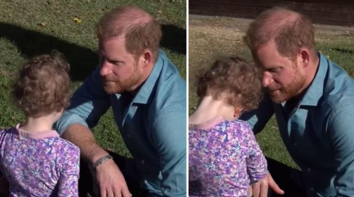Prince Harry shares heartfelt moment with little girl: 'Diana ain't gone'