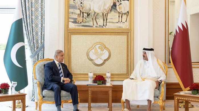 Middle East crisis: PM Shehbaz urges restraint, dialogue in meeting with Qatari emir 