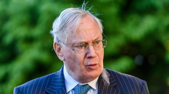 Duke of Gloucester joins the queue at Big Curry Lunch