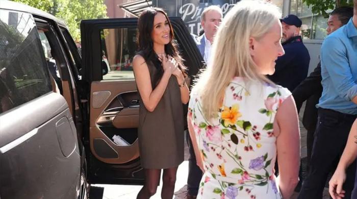 Meghan Markle brings back '80s' tights she once called inauthentic