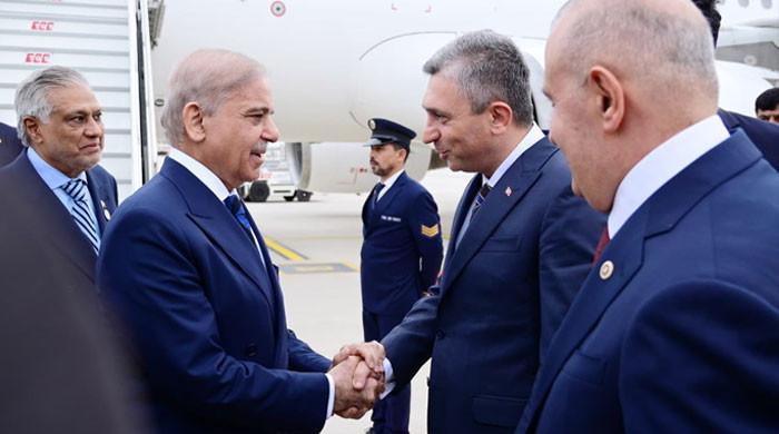 PM Shehbaz reaches Turkiye on third leg of his tri-nation trip