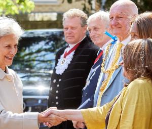 Duchess of Gloucester walks away with bespoke gift from Blackthorn Trust