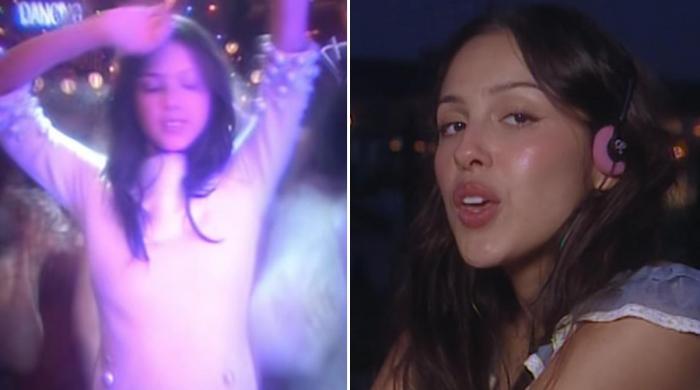 Olivia Rodrigo celebrates release of new single 'Drop Dead'