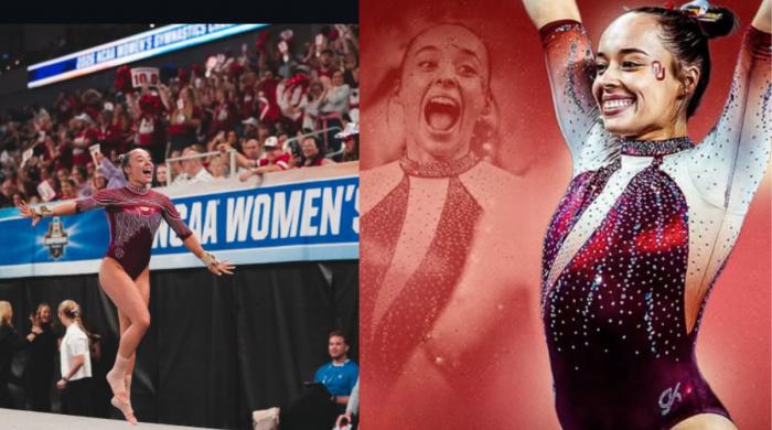 Oklahoma's Faith Torrez takes NCAA gymnastics all-around title