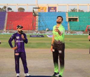 Lahore Qalandars opt to bat first against Quetta Gladiators in PSL 11 encounter 
