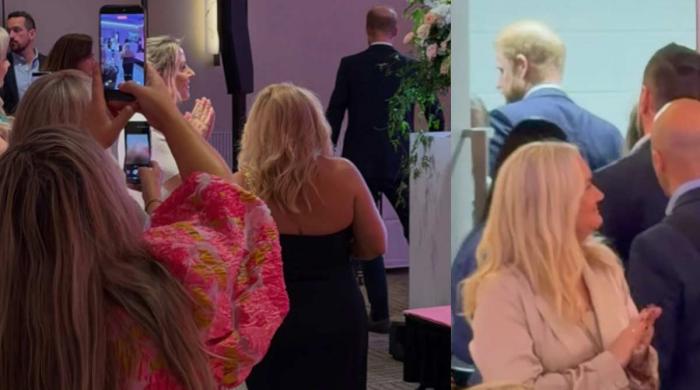 Harry's unexpected move at Meghan's event leaves fans guessing