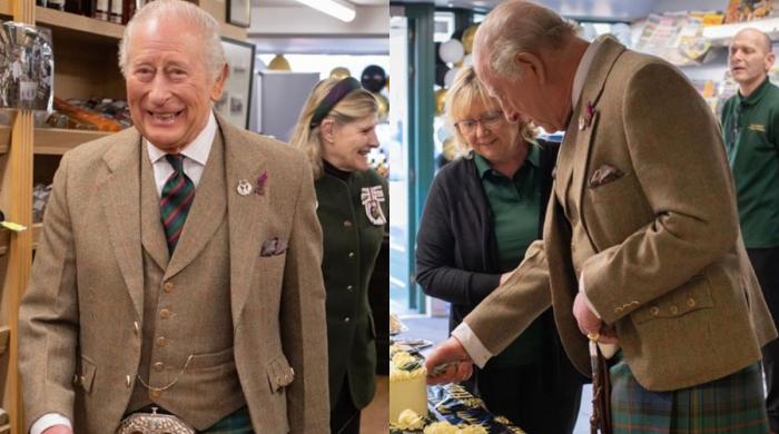 King Charles delights locals with surprise stop in Aboyne