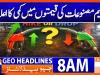 Geo Headlines 08 AM  | 18 April 2026