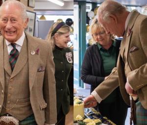 King Charles delights locals with surprise stop in Aboyne