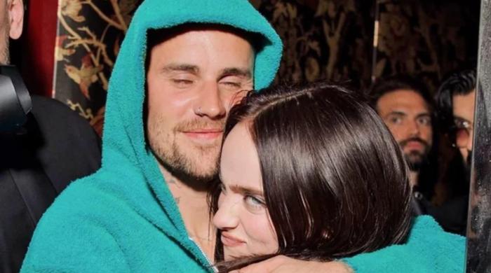 Billie Eilish moves to tears in bts clip after Justin Bieber set