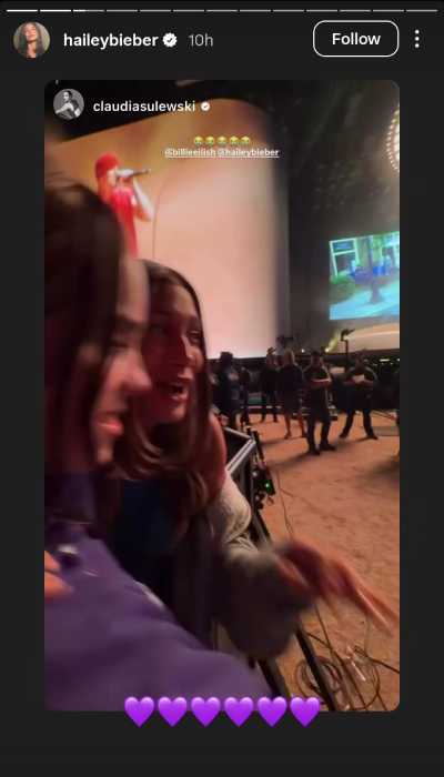 Billie Eilish shares aftermath of Justin Biebers surprise Coachella serenade