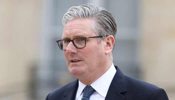 British Prime Minister Keir Starmer leaves after the multinational virtual summit and press conference at the Elysee Presidential Palace in Paris, France, April 17, 2026.— Reuters/File