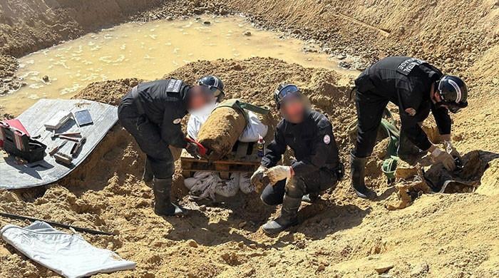 Experts carry out controlled blast of WWII bomb near Paris