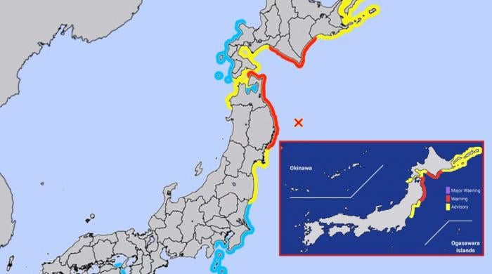 Japan issues tsunami warning after 7.4-magnitude quake off Sanriku coast