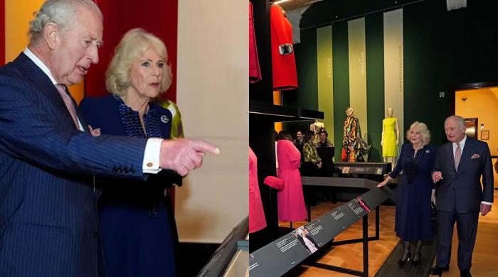 King Charles explores Queen Elizabeth II's iconic style collection