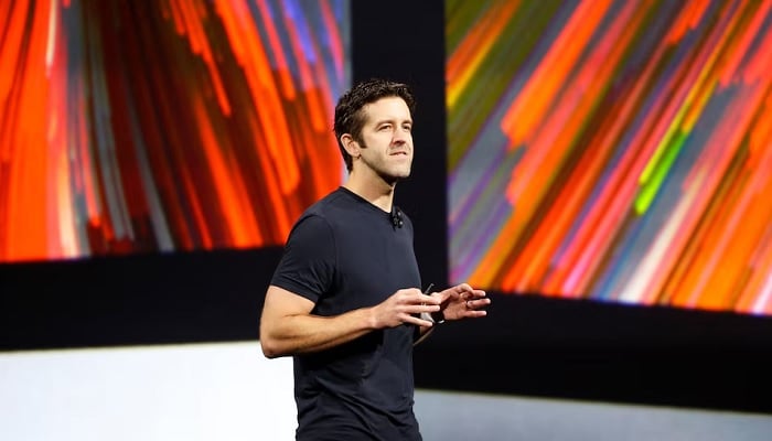 John Ternus, Vice President, Mac and iPad Hardware Engineering, speaks during Apples annual worldwide developer conference (WWDC) in San Jose, California, US, June 5, 2017.— Reuters