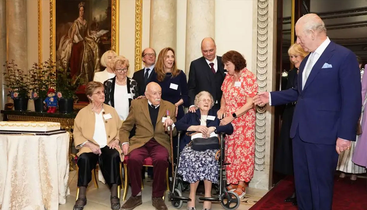 King Charles leads birthday cheers inside the Palace's vibrant tribute