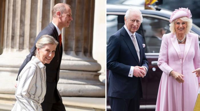 Duchess Sophie steps out in style as King Charles leads royals at key event