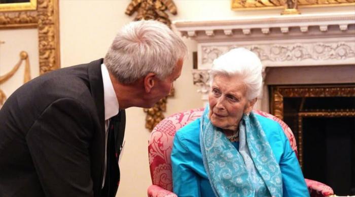 Princess Alexandra steps out for special Buckingham Palace tribute