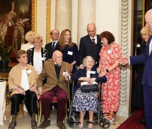 King Charles leads birthday cheers inside the Palace's vibrant tribute