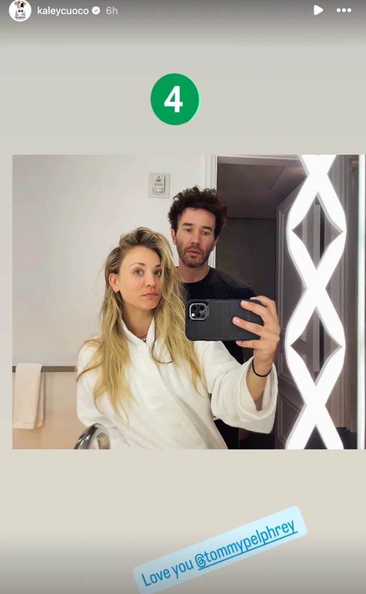 Kaley Cuoco, Tom Pelphery celebrate 4 years of togetherness