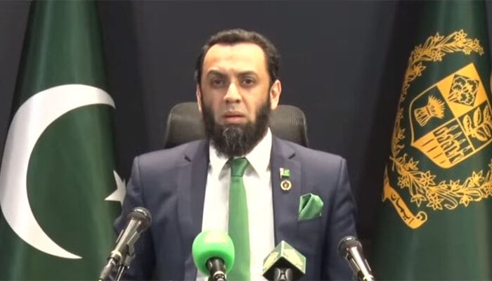Federal Minister for Information and Broadcasting Attaullah Tarar. — GeoNewsLive
