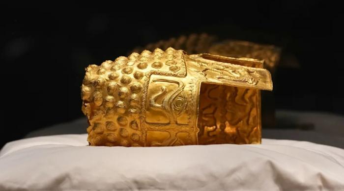 Museum heist mystery ends as Romania's 2,500-year-old Golden Helmet returns home