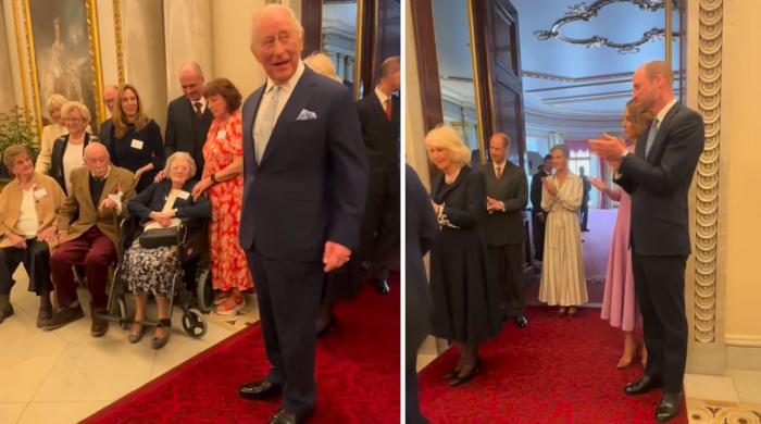 King Charles sings song, leaving William and Kate delighted