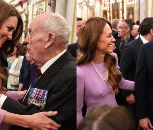 William quips 'snuck in or just ageless?' leaving Kate in shocked laughter