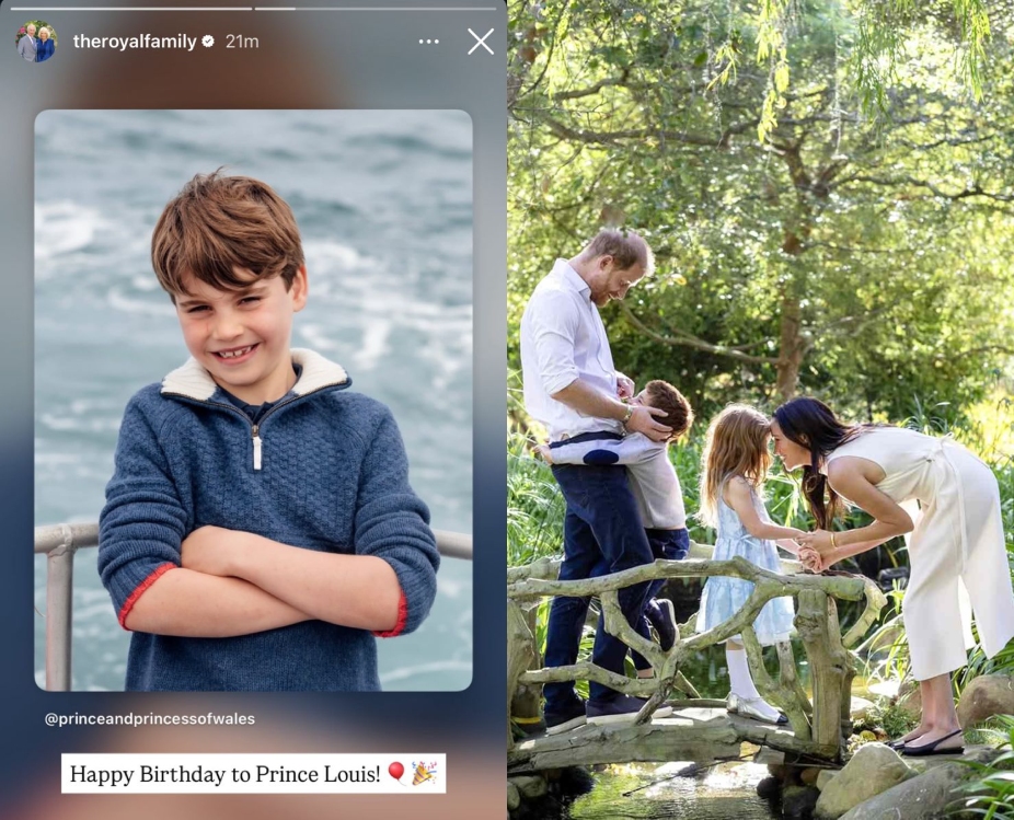 King Charles celebrates Archie, Lilibets cousin Louis with special message
