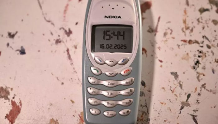 This undated image shows Nokias phone. — AFP