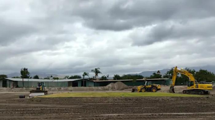 'Milestone' as building starts on LA Olympic cricket stadium