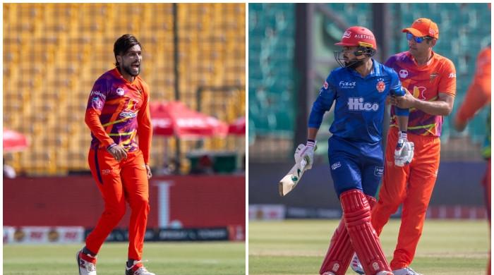 WATCH: Amir, Faheem engage in heated exchange during PSL clash