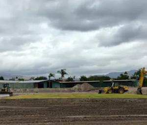 'Milestone' as building starts on LA Olympic cricket stadium