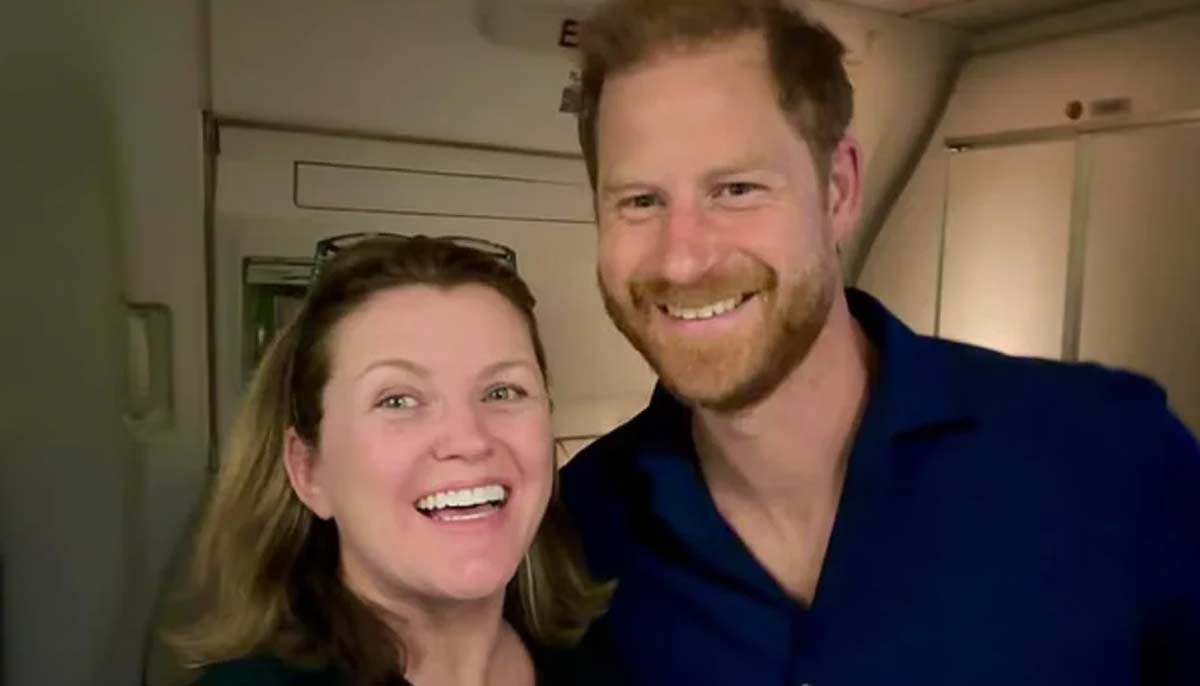 Prince Harry faces tearful moments on flight returning to home