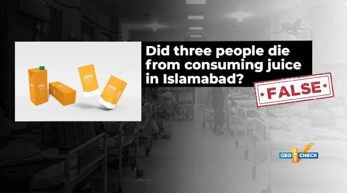 Fact-check: Viral claim of three deaths from juice in Islamabad debunked
