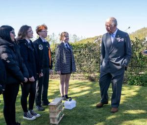 King's Foundation shares new video of King enjoying Blue Peter badge