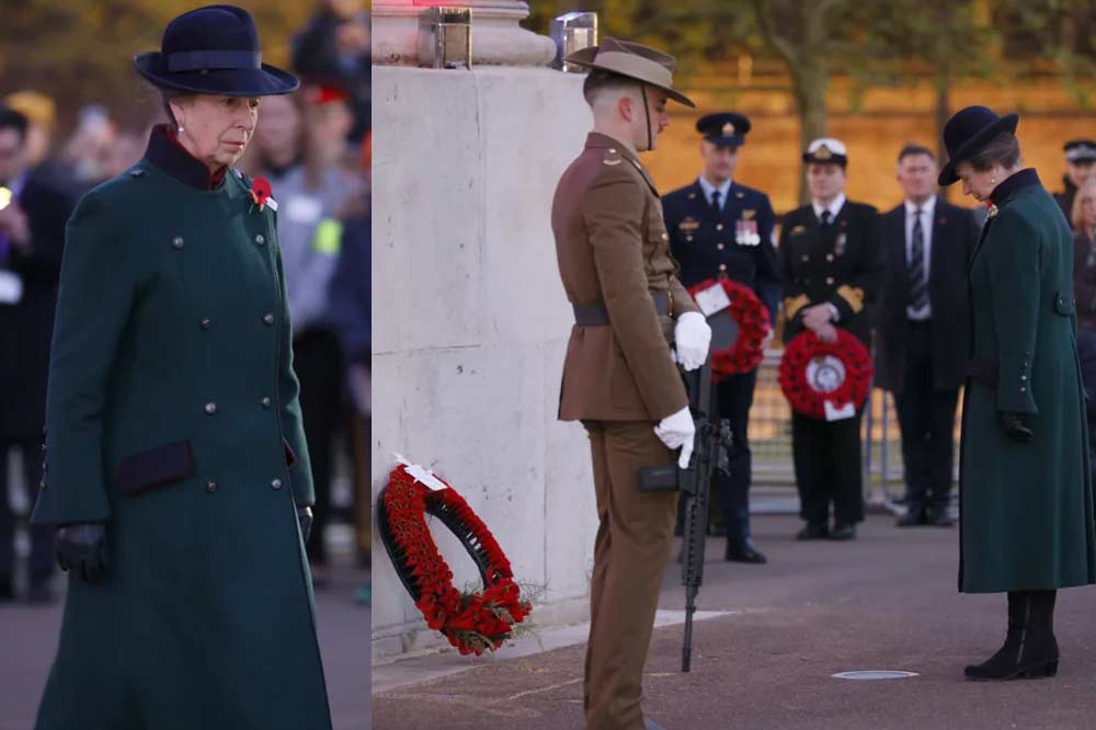 Princess Anne moves to tears as she leads Anzac Day tributes