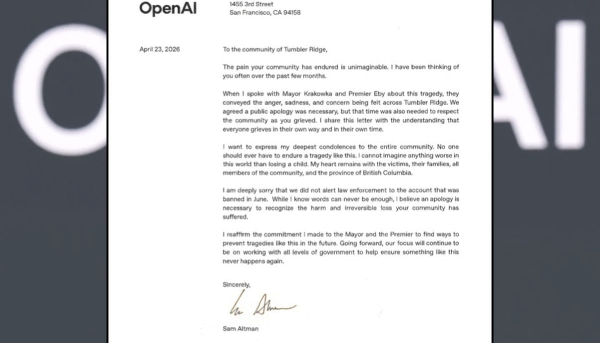Sam Altman apologizes over failure to alert police before Canada mass shooting incident